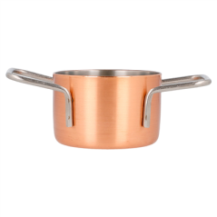 MINI SAUTOIRS 'ARTINOX'  Ø 7x4,5 CM CUIVRE INOX (6 UNITÉ)