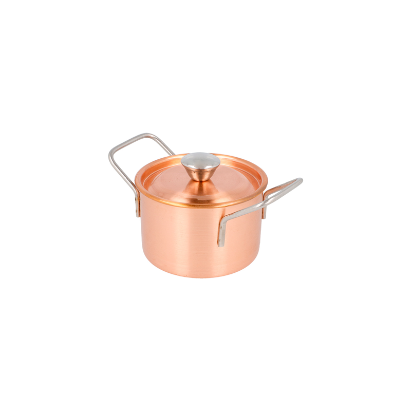 MINI SAUTOIRS 'ARTINOX'  Ø 9x6 CM CUIVRE INOX (1 UNITÉ)