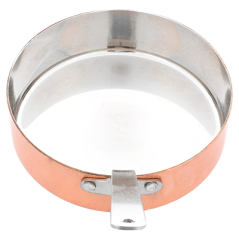 Image MINI POÊLE 'ARTINOX'  Ø 12x3,5 CM CUIVRE INOX (6 UNITÉ) #3