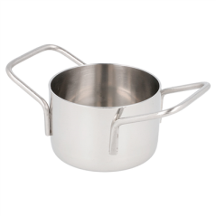 Image MINI SAUTOIRS 'ARTINOX'  Ø 8x4,5 CM ARGENTE INOX (6 UNITÉ) #1