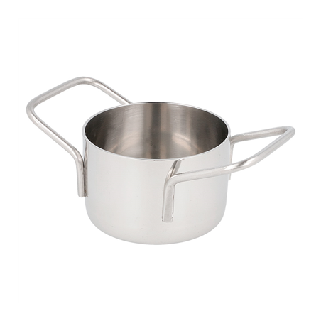 Image MINI SAUTOIRS 'ARTINOX'  Ø 8x4,5 CM ARGENTE INOX (6 UNITÉ) #1