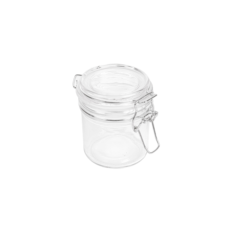 RÉCIPIENT STOCKAGE + FERMETURE CLIP 'WAKI GLASS' 250 ML Ø 8,5x10 CM TRANSPARENT VERRE (24 UNITÉ) RÉCIPIENT STOCKAGE + FERMETURE CLIP 'WAKI GLASS' 250 ML Ø 8,5x10 CM TRANSPARENT VERRE (24 UNITÉ)