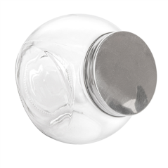 Image POT POUR STOCKER SPHÉRIQUE 'WAKI GLASS' 1,7 L 16x11,5x16 CM TRANSPARENT VERRE (12 UNITÉ) #4