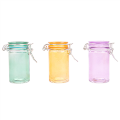 CANISTER POUR MISE EN BOUCHE 'WAKI GLASS' 70 ML Ø 4,5x8,6 CM ASSORTI VERRE (96 UNITÉ)