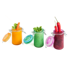 Image CANISTER POUR MISE EN BOUCHE 'WAKI GLASS' 70 ML Ø 4,5x8,6 CM ASSORTI VERRE (96 UNITÉ) #4