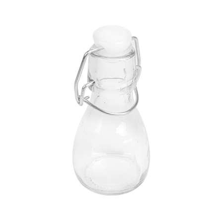 Image BOUTEILLE + FERMETURE CLIP 'WAKI GLASS' 60 ML Ø4,5x10 CM TRANSPARENT VERRE (96 UNITÉ) #1