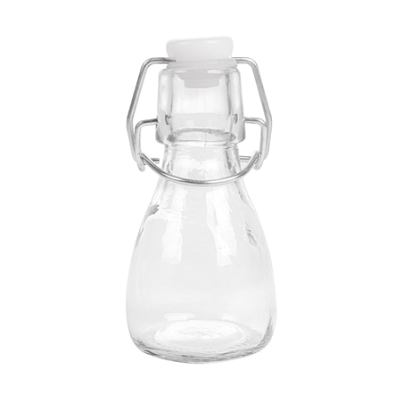 BOUTEILLE + FERMETURE CLIP 'WAKI GLASS' 60 ML Ø4,5x10 CM TRANSPARENT VERRE (96 UNITÉ)