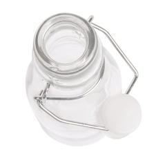 Image BOUTEILLE + FERMETURE CLIP 'WAKI GLASS' 250 ML Ø 5,5x19,5 CM TRANSPARENT VERRE (48 UNITÉ) #3