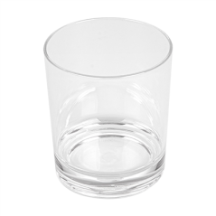 Image VERRES À "WHISKY" 350 ML Ø 8,2/7,5x9,5 CM TRANSPARENT POLYCARBONATE (12 UNITÉ) #1