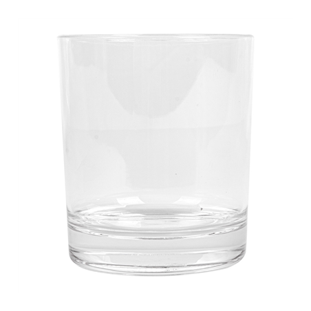 VERRES À "WHISKY" 350 ML Ø 8,2/7,5x9,5 CM TRANSPARENT POLYCARBONATE (12 UNITÉ)