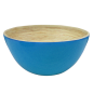 BOLS Ø 25,5x12 CM TURQUOISE BAMBOU (1 UNITÉ) Image BOLS Ø 25,5x12 CM TURQUOISE BAMBOU (1 UNITÉ) #1
