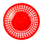 Image CORBEILLES RONDES  Ø 20x5 CM ROUGE PP (12 UNITÉ) #3