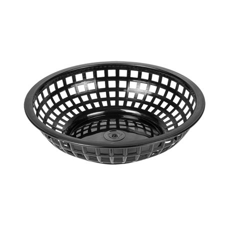 Image CORBEILLES RONDES  Ø 20x5 CM NOIR PP (12 UNITÉ) #1