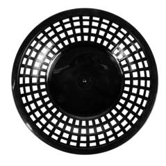 Image CORBEILLES RONDES  Ø 20x5 CM NOIR PP (12 UNITÉ) #3
