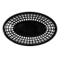 CORBEILLES OVALES 24x15x4,5 CM NOIR PP (12 UNITÉ) Image CORBEILLES OVALES 24x15x4,5 CM NOIR PP (12 UNITÉ) #3