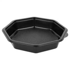 Image RÉCIPIENTS 680 ML 19x19x5 CM NOIR PS (300 UNITÉ) #4