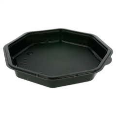 Image RÉCIPIENTS 1064 ML 23x23x5 CM NOIR PS (200 UNITÉ) #4