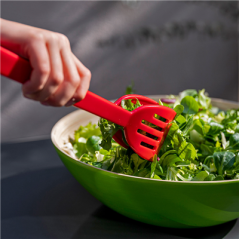 Image PINCE SERVICE  27 CM ROUGE POLYCARBONATE (1 UNITÉ) #4