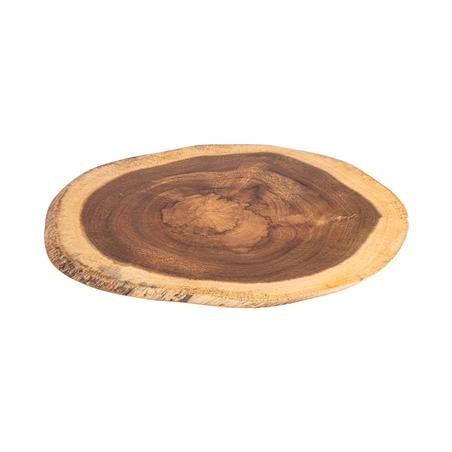 Image PLATEAUX PRÉSENTATION OVALES  40,6x20,3x1,9 CM NATUREL BOIS (6 UNITÉ) #1