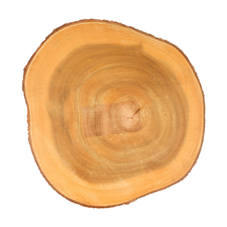 PLATEAUX PRÉSENTATION RONDES  Ø 23x3,5 CM NATUREL BOIS (6 UNITÉ)