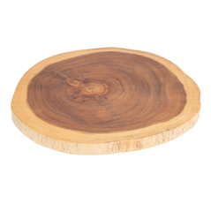 Image PLATEAUX PRÉSENTATION RONDES  Ø 30,5x3,5 CM NATUREL BOIS (4 UNITÉ) #1