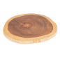 Image PLATEAUX PRÉSENTATION RONDES  Ø 30,5x3,5 CM NATUREL BOIS (4 UNITÉ) #1