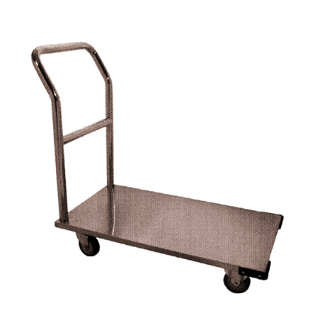 Image CHARIOT TRANSPORT CAPACITÉ 100 KG 'ARROW'  52x91x91 CM ARGENTE FER (1 UNITÉ) #1