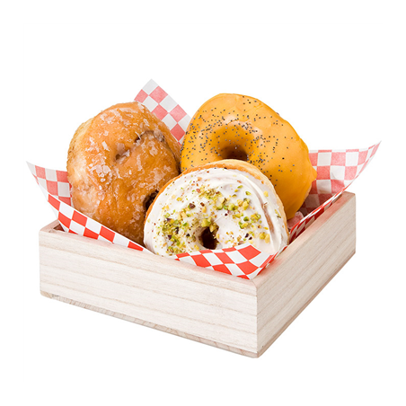 Image BOÎTE PRÉSENTATION BUFFET  16x15x5 CM NATUREL BOIS (1 UNITÉ) #1