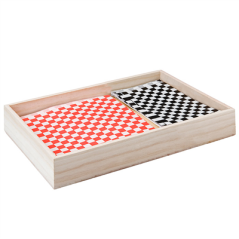 Image BOÎTE PRÉSENTATION BUFFET 37x30x10 CM NATUREL BOIS (1 UNITÉ) #1