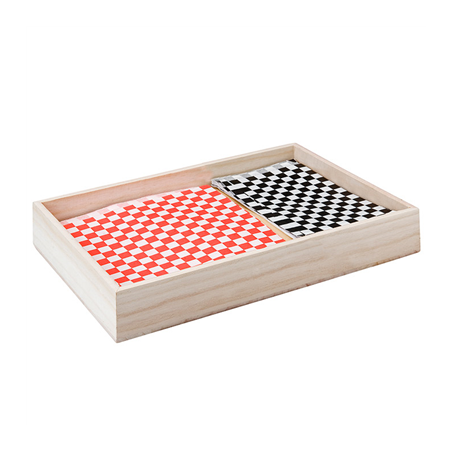 Image BOÎTE PRÉSENTATION BUFFET  37x30x10 CM NATUREL BOIS (1 UNITÉ) #1