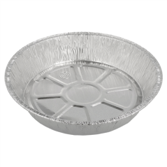 Image TOURTIERES RONDES 1070 ML Ø 21x4 CM ALUMINIUM (100 UNITÉ) #1