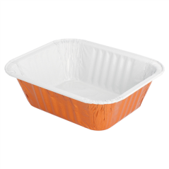 Image RÉCIPIENTS LAQUÉS 490 ML 15x12,5x4,4 CM CUIVRE ALUMINIUM (100 UNITÉ) #1