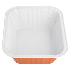 Image RÉCIPIENTS LAQUÉS 490 ML 15x12,5x4,4 CM CUIVRE ALUMINIUM (100 UNITÉ) #3