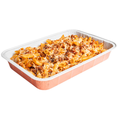 Image RÉCIPIENTS LAQUÉS 2450 ML 31,4x21,3x4,7 CM CUIVRE ALUMINIUM (50 UNITÉ) #1