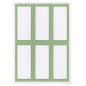 Image 100 U. FEUILLES DIN A4 6 ÉTIQUETTES RECTANGULAIRES  6,2x13,5 CM BLANC PAPIER (1 UNITÉ) #1