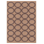100 FEUILLES DIN A4 28 ÉTIQUETTES OVALES 4,5x3,6 CM KRAFT (1 UNITÉ) Image 100 FEUILLES DIN A4 28 ÉTIQUETTES OVALES 4,5x3,6 CM KRAFT (1 UNITÉ) #1