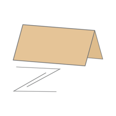 Image SERVIETTES ESSUIE-MAINS 2 PLIS ZIGZAG 37 G/M2 21x22,5 CM NATUREL PAPIER RECYCLÉ (4000 UNITÉ) #1