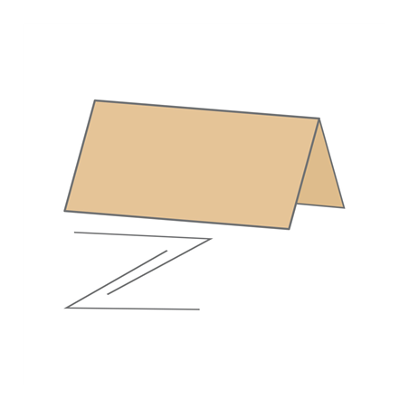 Image SERVIETTES ESSUIE-MAINS 2 PLIS ZIGZAG  37 G/M2 21x22,5 CM NATUREL PAPIER RECYCLÉ (4000 UNITÉ) #1