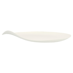 ASSIETTES MARU L 'BIONIC'  Ø 23x3,4 CM BLANC BAGASSE (100 UNITÉ)