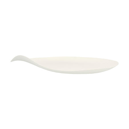 ASSIETTES MARU L 'BIONIC'  Ø 23x3,4 CM BLANC BAGASSE (100 UNITÉ)