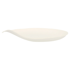 ASSIETTES MARU S 'BIONIC'  Ø 9x1,6 CM BLANC BAGASSE (400 UNITÉ)