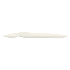 PLATEAUX 2 COMP. WASARA 'BIONIC'  26,1x14,4x1,4 CM BLANC BAGASSE (200 UNITÉ)