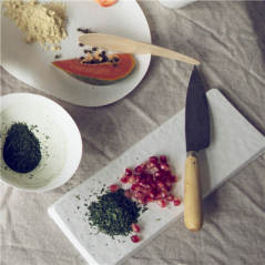 Image PLATEAUX NAGAKAKU 'BIONIC'  30x10x1,3 CM BLANC BAGASSE (200 UNITÉ) #5