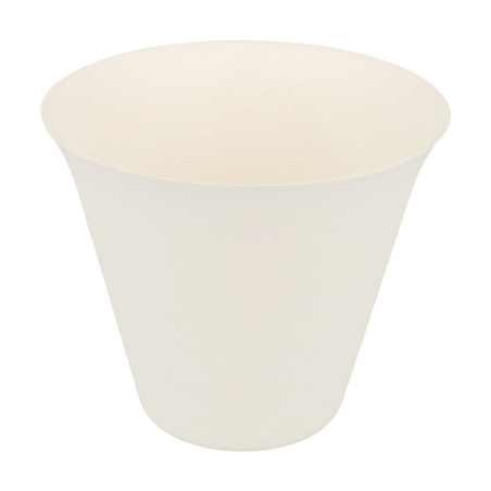 Image GOBELETS TUMBLER 'BIONIC' 335 ML Ø 9,9x8,5 CM BLANC BAGASSE (200 UNITÉ) #1