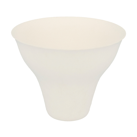 Image VERRES À VIN 'BIONIC' 260 ML Ø 9,9x8 CM BLANC BAGASSE (200 UNITÉ) #1