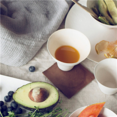 Image VERRES À VIN 'BIONIC' 260 ML Ø 9,9x8 CM BLANC BAGASSE (200 UNITÉ) #3