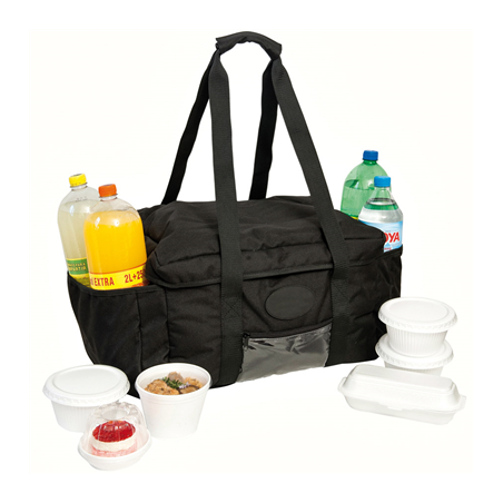 Image SAC TRANSPORT PICNIC  40,6x30,5x25,5 CM NOIR VINYL (1 UNITÉ) #1