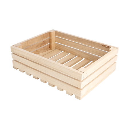 Image BOÎTE PRÉSENTATION BUFFET  20,3x15,2x6 CM NATUREL BOIS (1 UNITÉ) #1