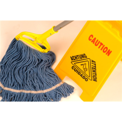 Image PANNEAU ANGULAIRE "SOL MOUILLÉ"  20x3x62 CM JAUNE HDPE (1 UNITÉ) #3