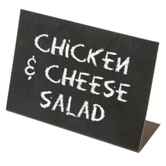 Image ARDOISES DE TABLE  10,5x7,3 CM NOIR FER (6 UNITÉ) #4